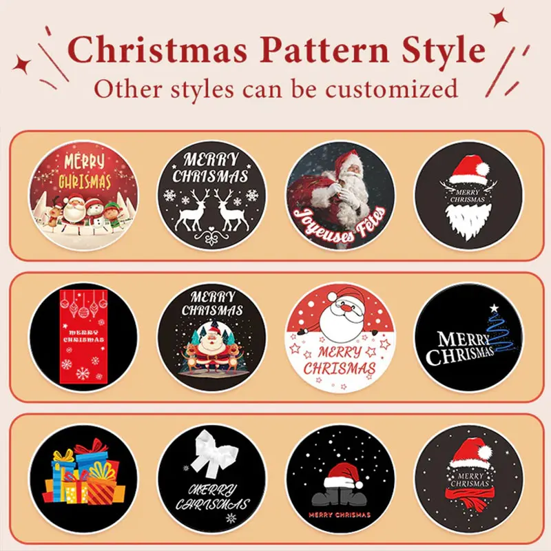 Custom Merry Christmas Family Holiday Happy New Year Hd Full Color Glass Gobo Projector