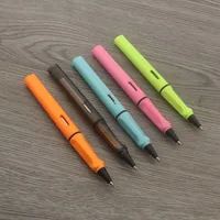 Bolígrafo + 8 recambios, bolígrafo de Gel de tinta negra, azul y roja, punta de bala, bolígrafo Rollerball de 0,5mm, suministros escolares y de oficina, papelería, 1 ud.