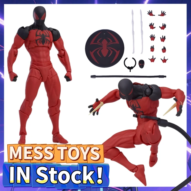 

2025 New Spider Figure CT Toys Black Red Spider Mess Toys Anime Action Figure Figurine Statue Model Gifts Toys
