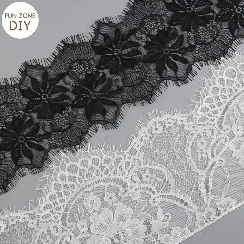 FZdiy 10cm White Lace Fabric Webbing Decoration Love Gift Packing Ribbon DIY Sewing Craft Supplies Fall Plate Lace Wedding Decor