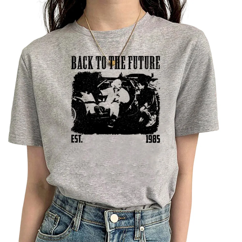 Back to the Future t-shirts women summer graphic Tee female graphic comic harajuku clothes