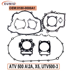 Kit completo de reparación de juntas de motor CF500, piezas CF, CF188, 500cc, X5 CF, MOTO ATV, UTV, Quad, 0180-023004, 0180-022200, 0180