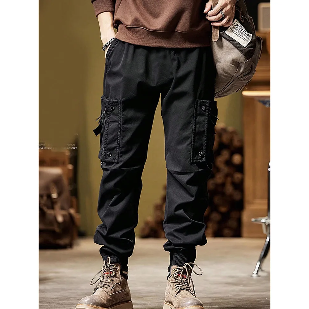 American Men's Hiking Pants Street Man's Overalls Pants Loose Multi-pocket Casual Sports Pants Cs Game Pant for Man Daily Wear