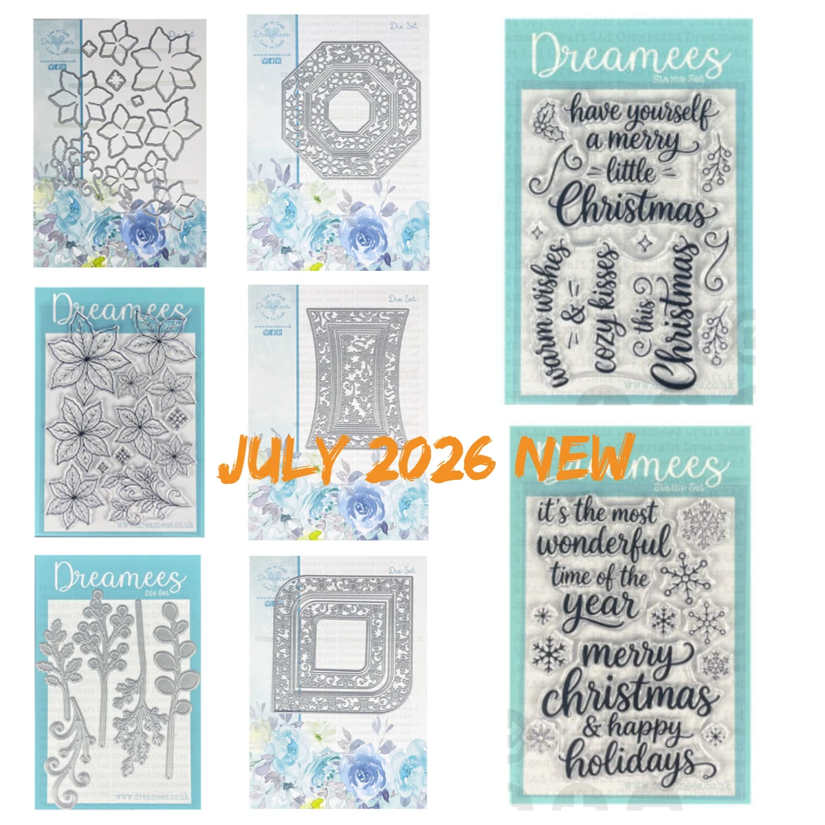 Festliche Versen A6 Stempel Weihnachtsrahmen Metall-Stanzformen Schablonen für DIY Scrapbooking Album Dekoration Prägung Papierkarten