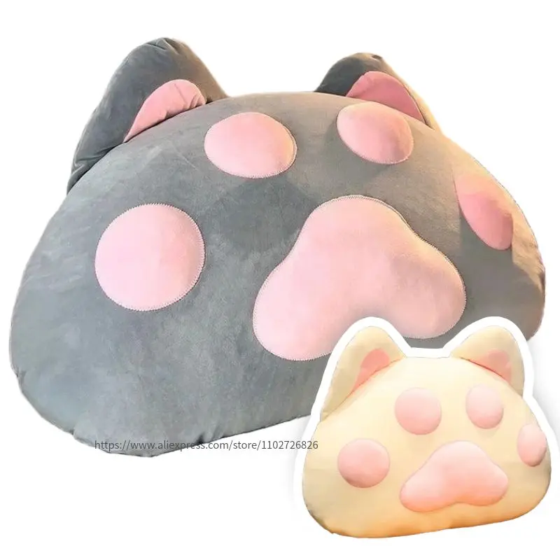 

60/90cm Creative Soft Cat Paw Pillow Animal Toys Chair Seat Cushion Plush Stuffed Sofa Floor Funny Home Decor Children Girl Gift