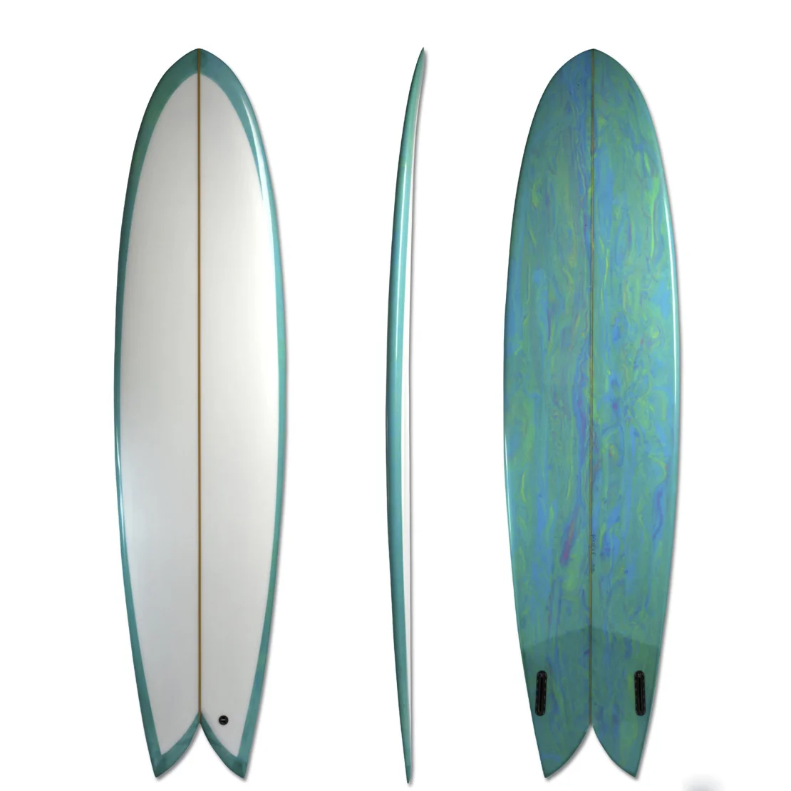 Eps Epoxy Retro Fish Shortboard Fun Mini Surfboard