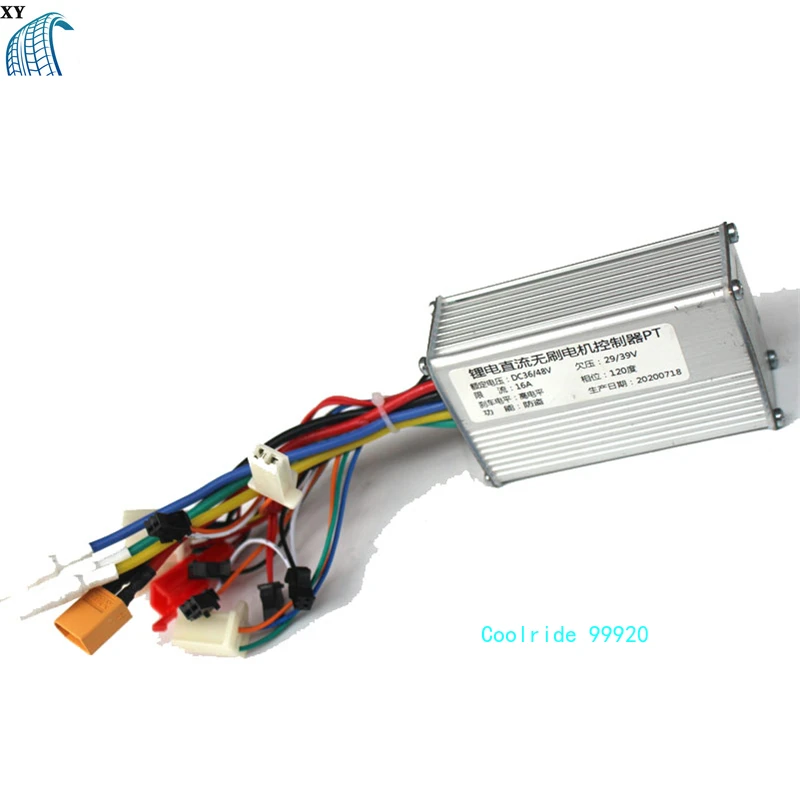 Coolride Electric Vehicle Lithium Battery Bicycle Scooter Brushless Motor Intelligent Controller 36v/48v 250W Modification