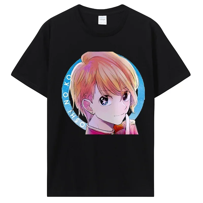 Oshi No Ko Anime Women T-shirt Cute Ai Ruby and Aqua T Shirt Short Sleeve Tee Kawaii Casual Clothing Harajuku Streetwear Top y2k