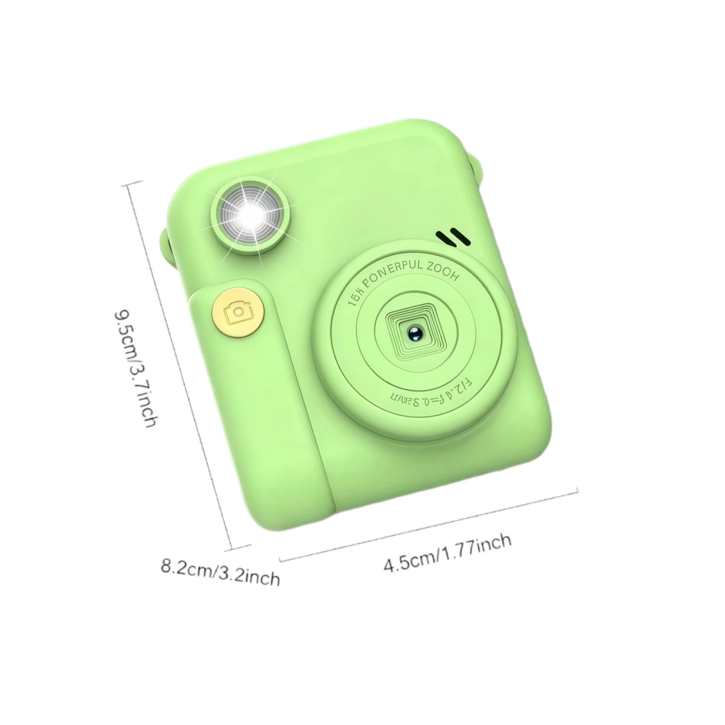 Instant Camera Mini Portable for Photography Print Photo 1080P HD With Video Recorder Mini Thermal Printer Birthday Gift