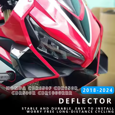MTKRACING For HONDA CBR650F CBR650R CBR500R CBR1000RRR 18-24 Front Fairing Winglets Aerodynamic Wing Shell Cover Protection