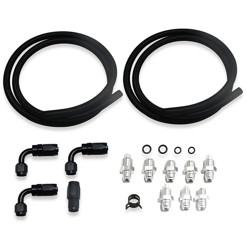 551082 Universal Power Steering Pump Hose Kit Replacement Part Durability Reliable & Performance For GM LS Swap Ls1ls3