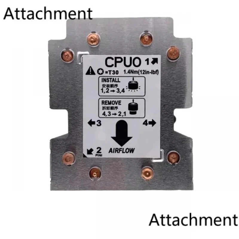 Imagem -03 - Dissipador de Calor Cpu e Operadora para Dell Precision Tower 0r5nn8 0wn9ty 0r5nn8 0wn9ty 7920 T7920 R5nnn8