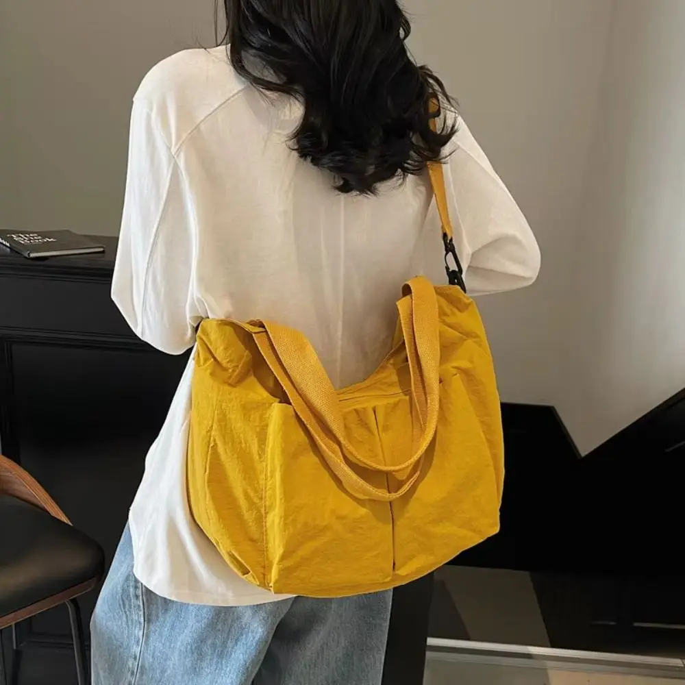 

Korean Stylish Women's Tote Bag Versatile Leisure Shoulder Bag Large Capacity Casual Commute Handbag College Students
