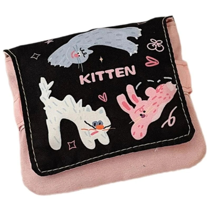 X7XC Lightweight and Practical Polyester Sanitary Makeup Bag for Travel Essential Cosmetic Sundry Storage Bags