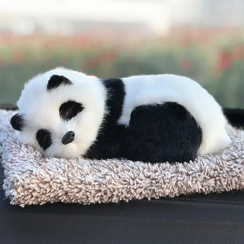 Cool Simulation Animal Toys Miniatures  Charcoal Formaldehyde Odor Air Purification Bag Mat Car Home Room Ornaments