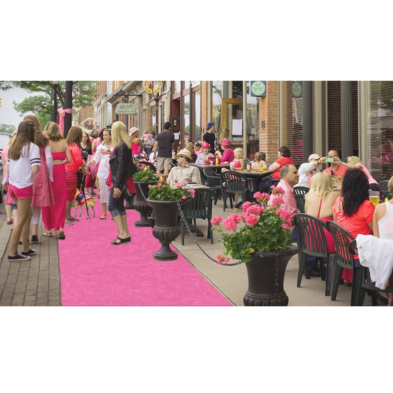 

Pink Wedding Carpet, Party Aisle, Romantic Proposal Ceremony, Hotel Runway Luxury Carpet