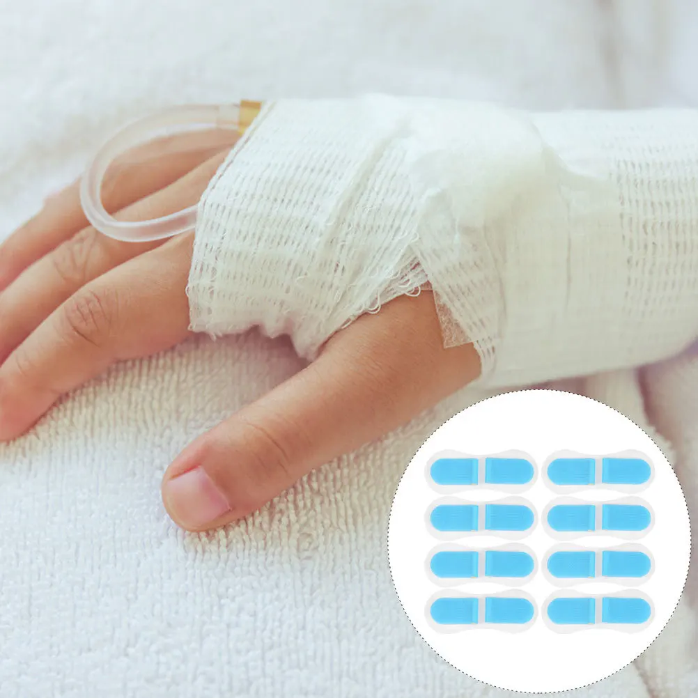 

8pcs Catheter Fixation Stickers Universal Size Nylon Securement Loop For Daily Use Catheter Stabilization Device Teaching