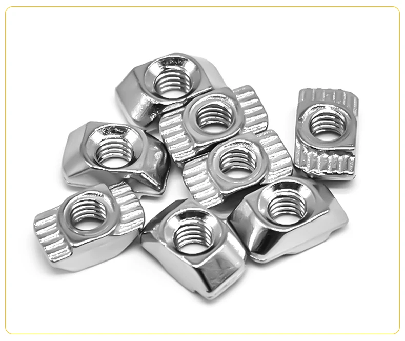 2020 3030 Slot T-Mutter M3 M4 M5 M6 T Schienenmutter und Sechskantschrauben-Set Hammerkopf T-Gleitmutter-Schraubensatz für Aluminium-Profil-Anschluss – Detail 9