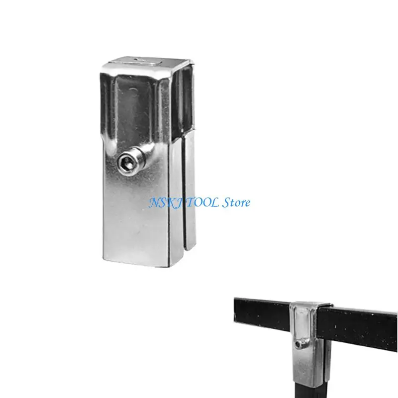L8RC Square Tube Stainless Steel 3 Way Elbow Pipe Fitting Easy to Installation