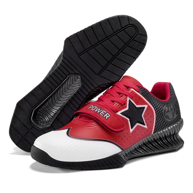 Men Professional Weightlifting Shoes Women Gym Squat Boots Deadlift Non Slip Shoes High-Quality Sports Brand Training Sneakers