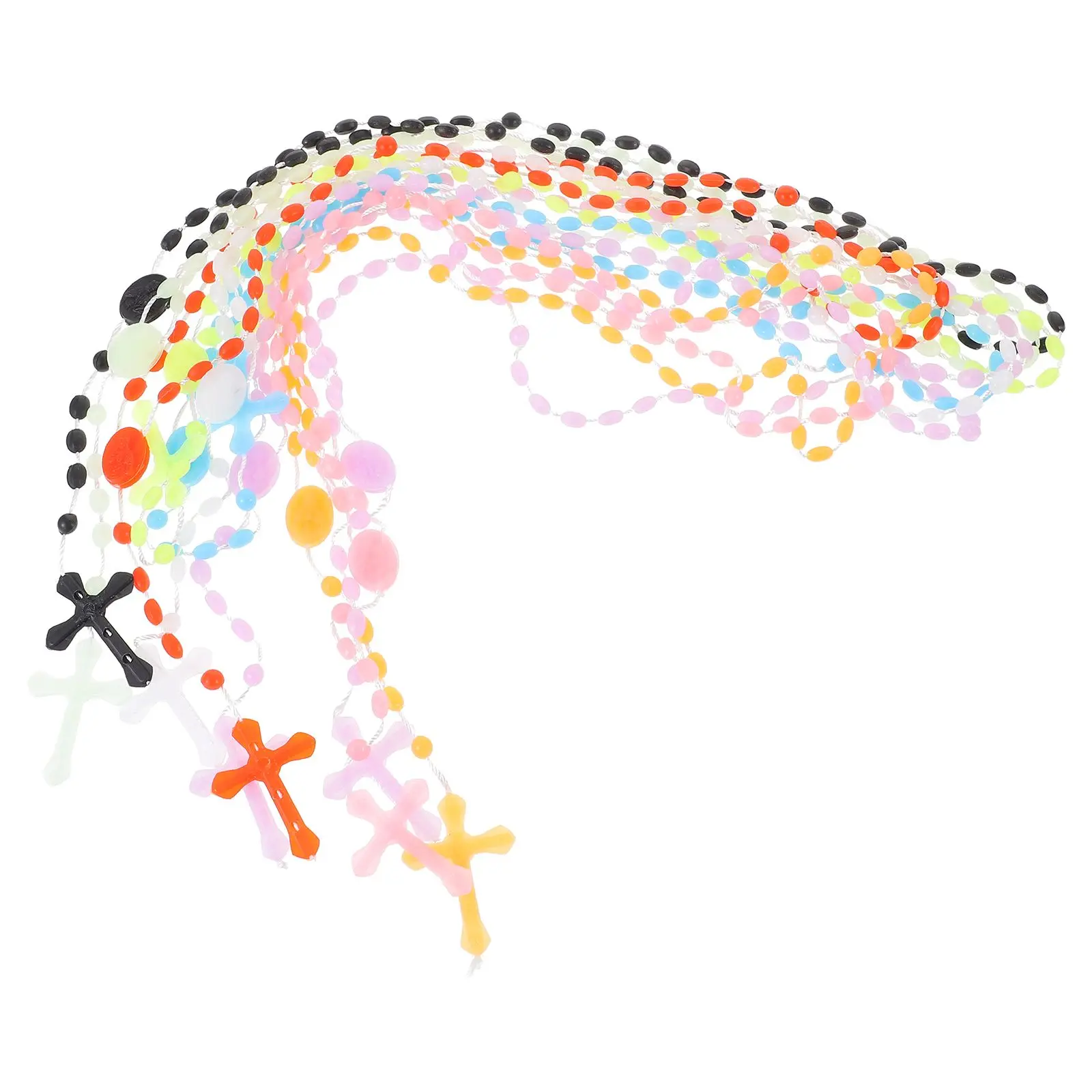 20 piezas que brilla en la oscuridad colgante luminoso de plástico joyería de moda para mujeres hombres lindo pequeño encanto juguete