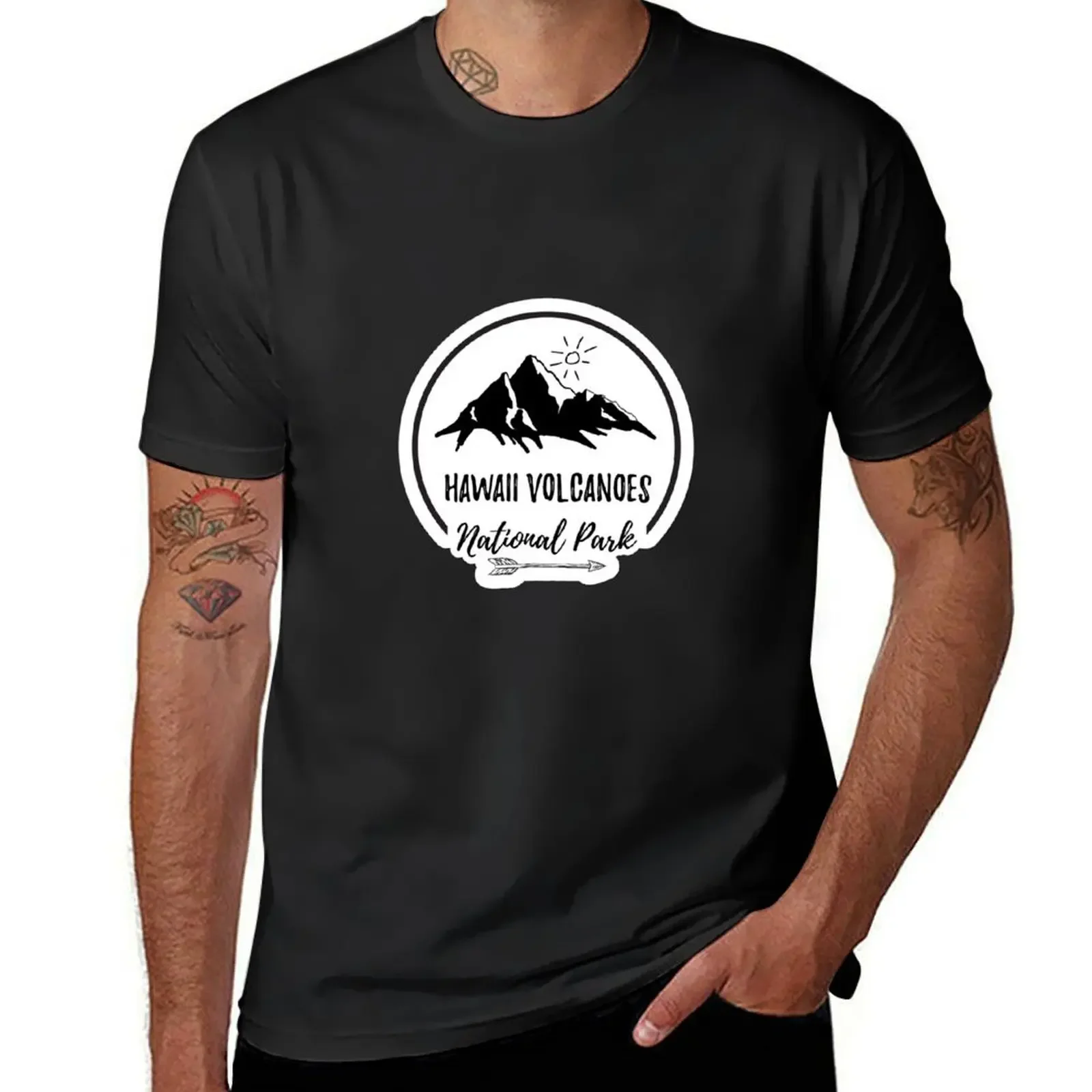 

Hawaii Volcanoes Hawaii T-Shirt plain Aesthetic clothing funny t shirts men