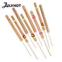 1Pc Bamboo Musical Instrument Bird Whistle Flute Mini Music Rhythm Sound Lark Bird Toys For Kids Holiday Gift Whistling Toy