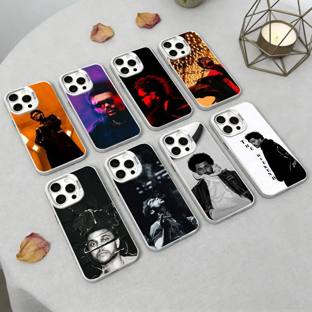 

The Weeknd Phone Case For iPhone 16,15,14,13,12,17,Pro,MAX white Matte Shockproof Cover