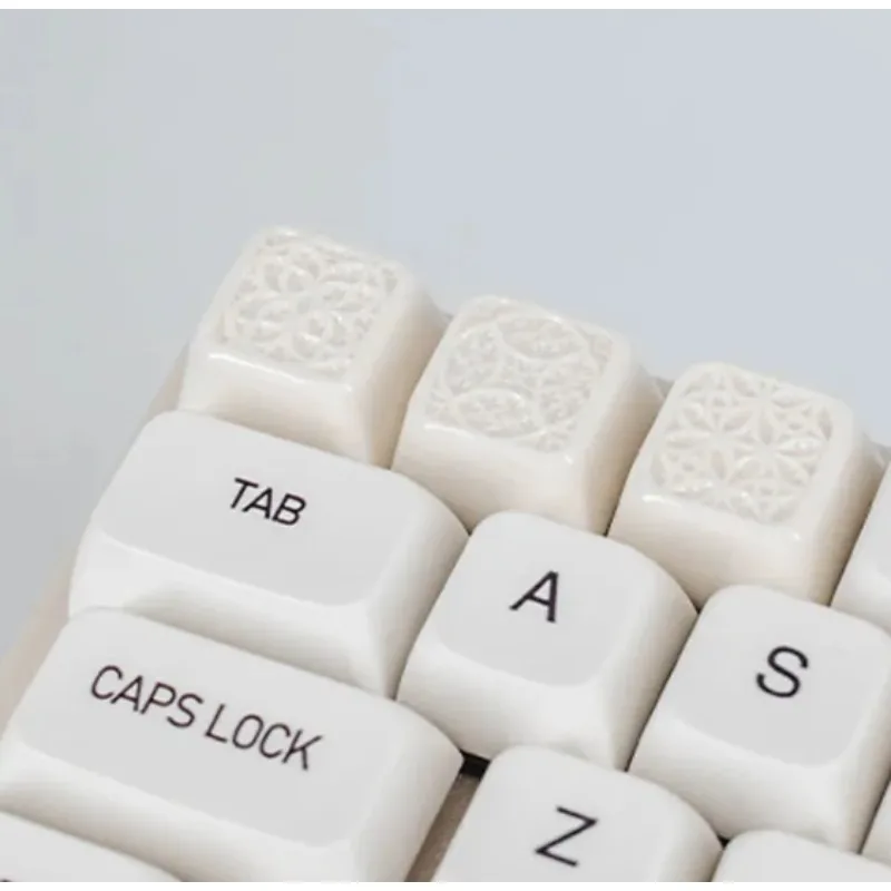 أغطية مفاتيح مصنوعة يدويًا من السيراميك الصيني متوافقة مع ملف تعريف XDA أو أغطية مفاتيح مخصصة من ChreeyR4 بألوان متعددة، غطاء مفاتيح هدية لطيفة