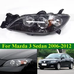 CAPQX Front Bumper Head Light For Mazda 3 Sedan 2006-2012 Head Lamp Headlamp Headlight Front Light