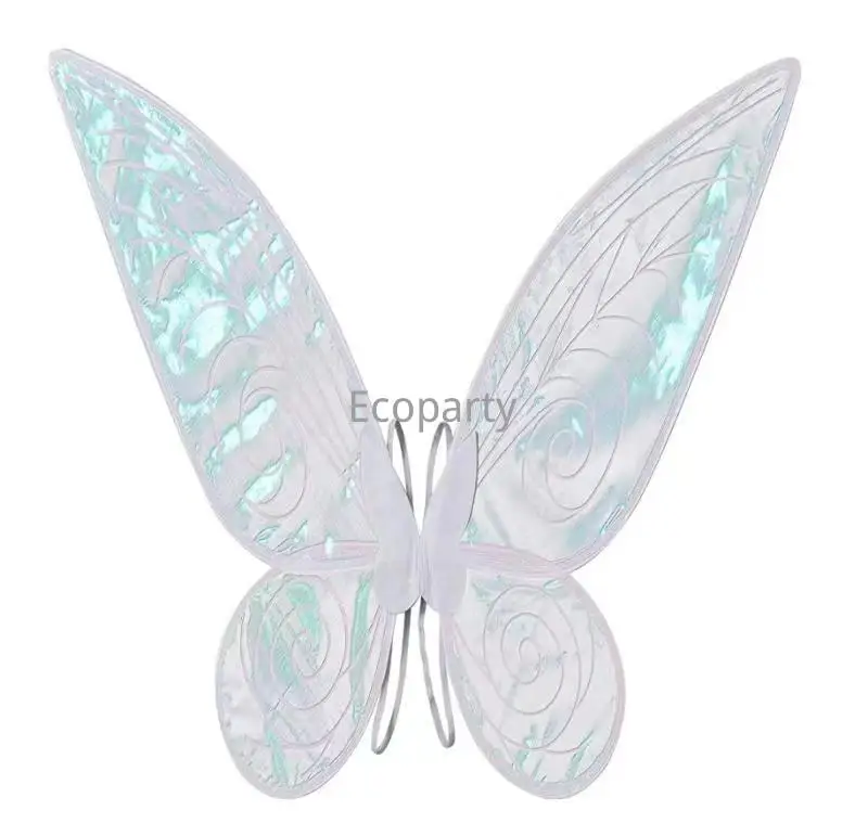 47 costumi di Halloween per ragazze ali di fata a farfalla per costumi Cosplay Sparkle Fairy Princess Wings accessori per bomboniere per feste