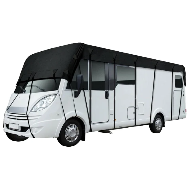 Custom Durable Polyester Oxford Caravan Cover Waterproof and UV Protected with Thick Fabric for Car Application