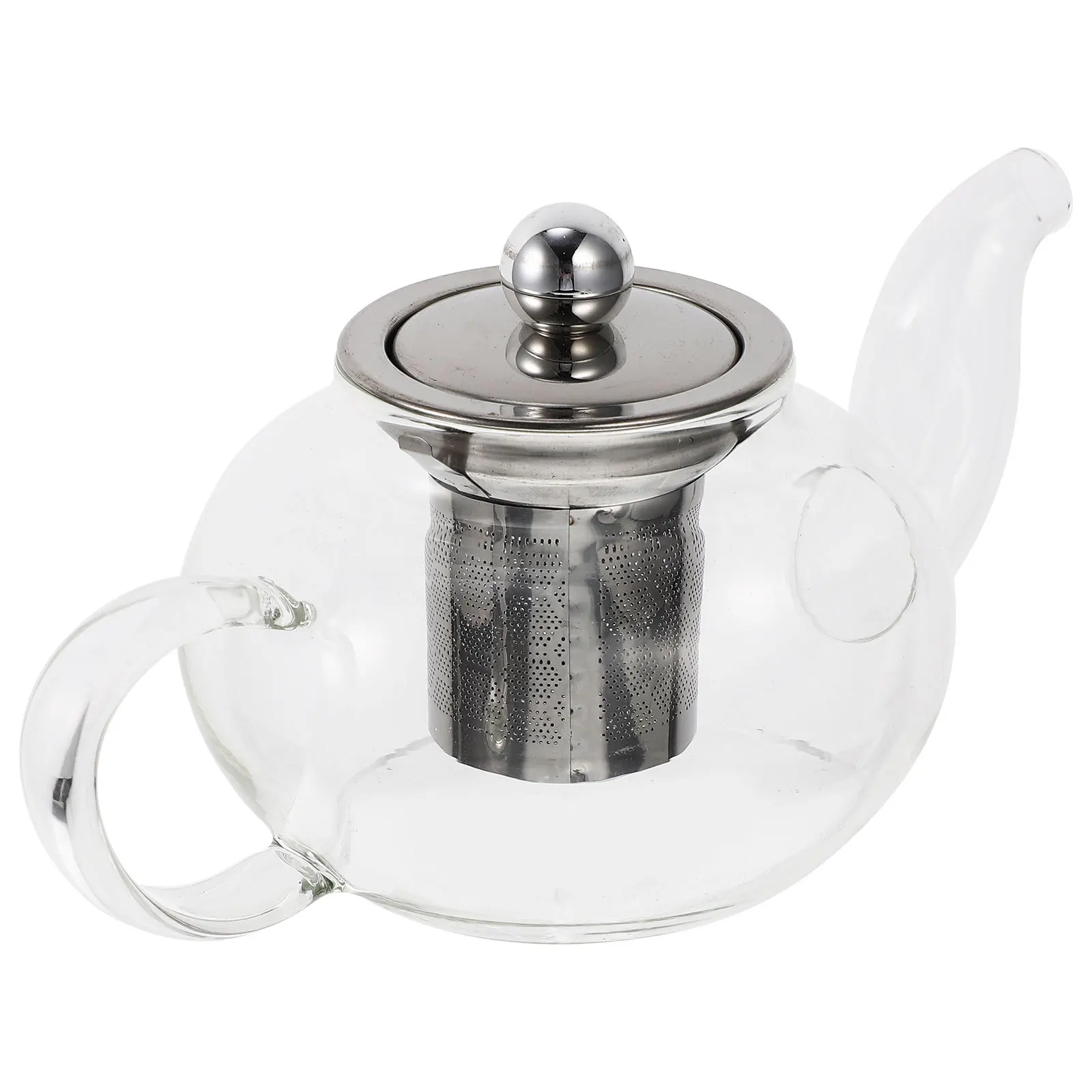 

Strainers Tea Infuser Filter Loose Teapot Glass Kettle Teapots with Transparent