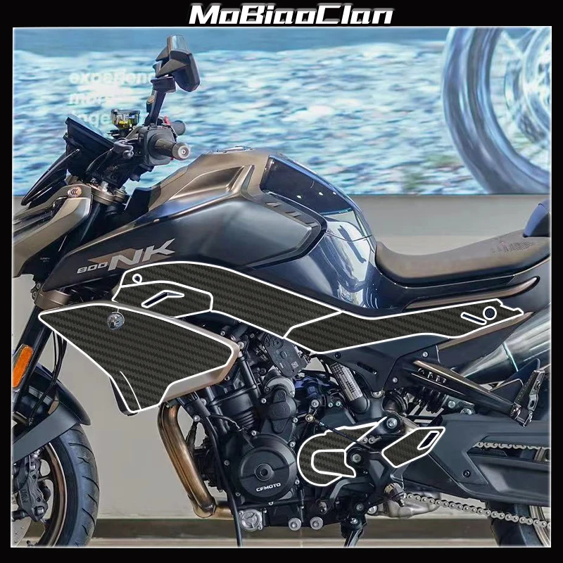 For CFMOTO 800NK 800nk motorcycle sticker 3D carbon fiber protective sticker body film anti-wear modification accessories