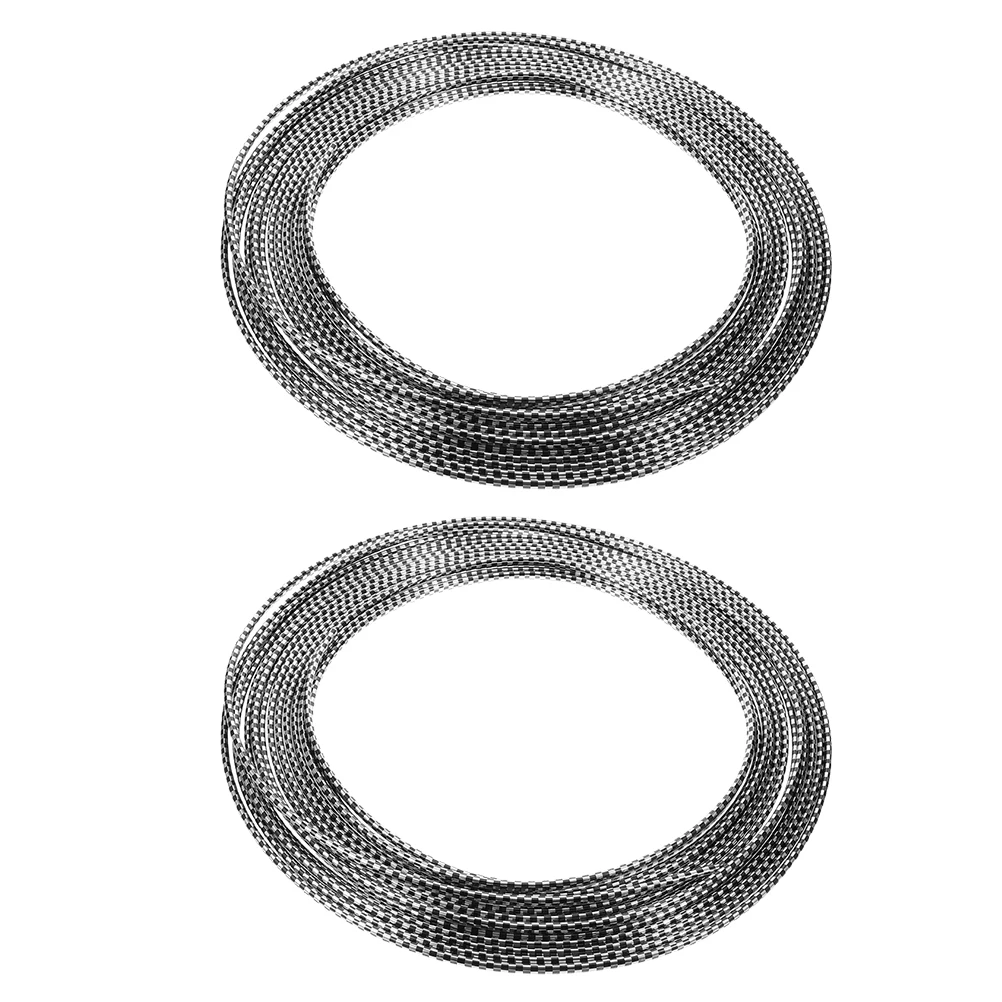 

2 Pcs Air Outlet Decorative Strip Car Interior Accessories Flexible Trim Moldings Body Gaps Enhancement Easy Install Durable
