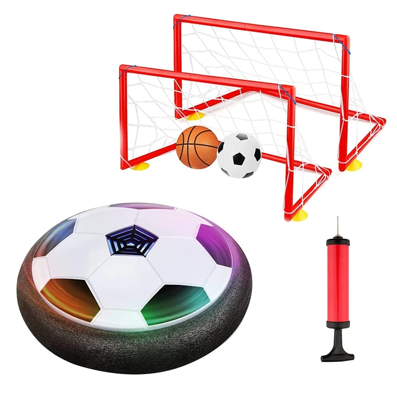 

Hot Kids Toys Hover Soccer Ball Set Kids Toy Hockey Soccer Sets For Indoor Outdoor Sports Football Toy Children Best Gift