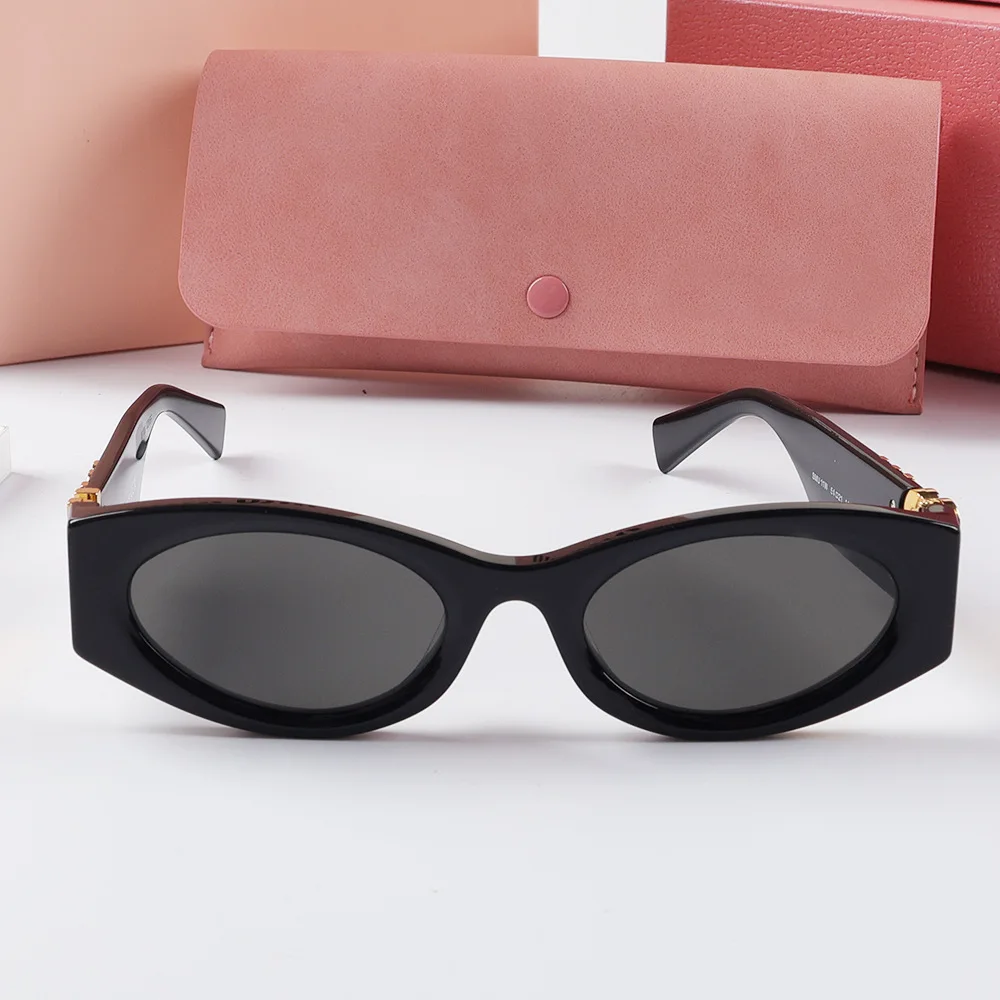 Модные солнцезащитные очки «кошачий глаз» 2024, дизайнерские роскошные солнцезащитные очки унисекс с защитой UV400
