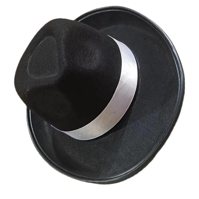 

Y5GC Elegant French Hat Wear Resistant Fedora Hat for Magicians Unisex