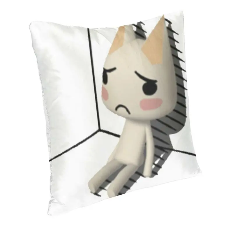 Cartoon Anime Games Toro Inoue Cat Luxury Pillow Cover Decoration Sofa Cushion Case