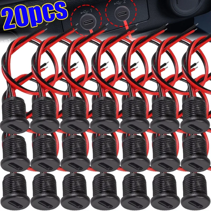 

Гнездовой корпус типа C, 2P, гнездовой разъем USB с прямым обжимом, разъем C, гнездовой порт для зарядки, водонепроницаемый с пряжкой для карты