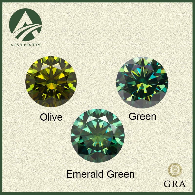 

Никогда не выцветает: зеленый/оливковый/изумрудно-зеленый муассанит, камень 0,5–5,0 мм, муассанита, свободные драгоценные камни, пройти тестер бриллиантов с отчетом GRA