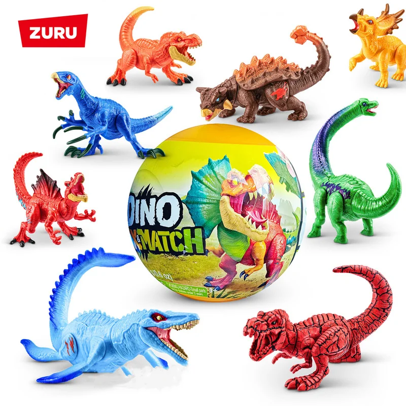 

Zuru 5 Surprise Ball Remoldable Dinosaur Eggs Mini Toy Blind Box Collectible Set Holiday Gift For Dinosaur Lovers