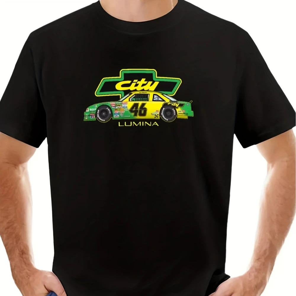 

Men's Vintage 90s Cole Trickle Days of Thunder Racing T-Shirt 46 Logo Sponsor Logos Retro Collectible Tee for Motorsports Fans