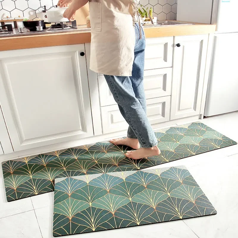 

Toilet Shower Quick Dry Rubber Door Mat Non-slip Kitchen Rug Diatom Mud Bathroom Carpet Nordic Style Super Absorbent Floor Mat