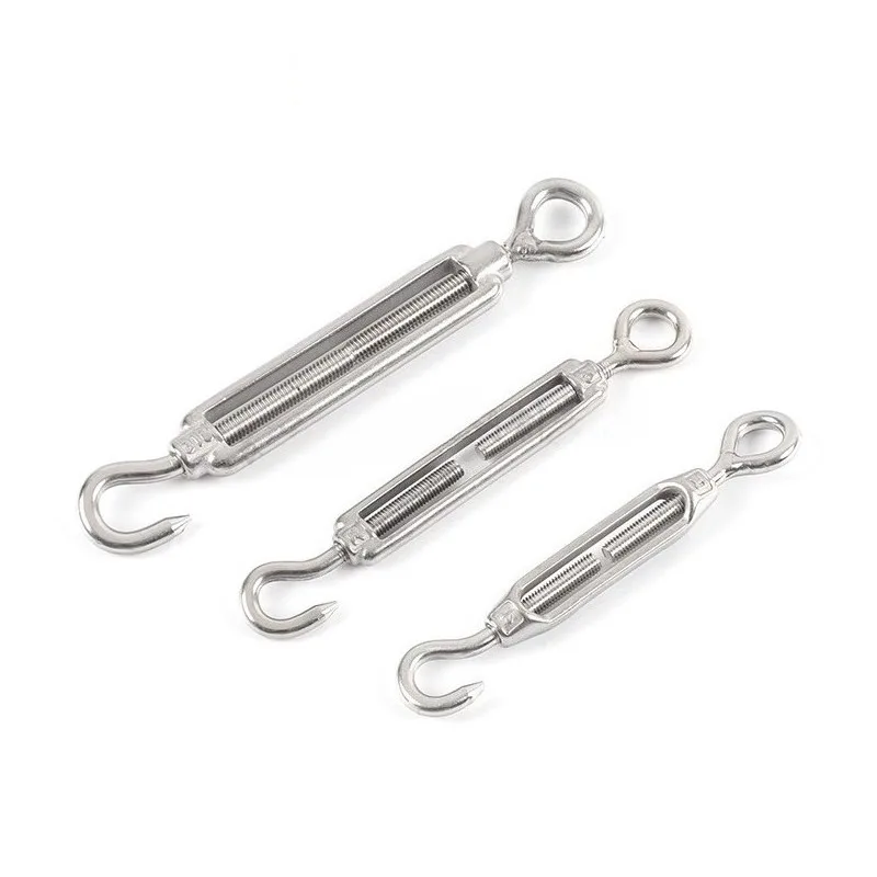 1pc 316 Stainless Steel Split Screw Wire Rope Tensioner M4 M5 M6 M8 M10 M12 M14 M16 M20 For Wire Rope Tensioning And Adjustment