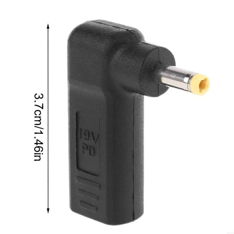 594a 유형 C 여성 to 4.0x1.7mm 수컷 플러그 잭 컨버터 어댑터 충전 용 LE