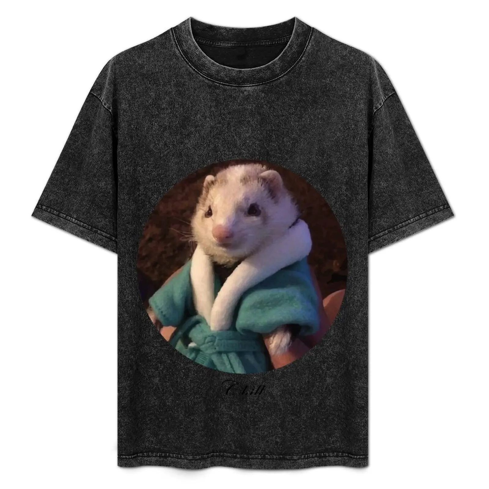 

Design animal 'ferret' T-Shirt Soft Casual Short Sleeve Cotton Tee