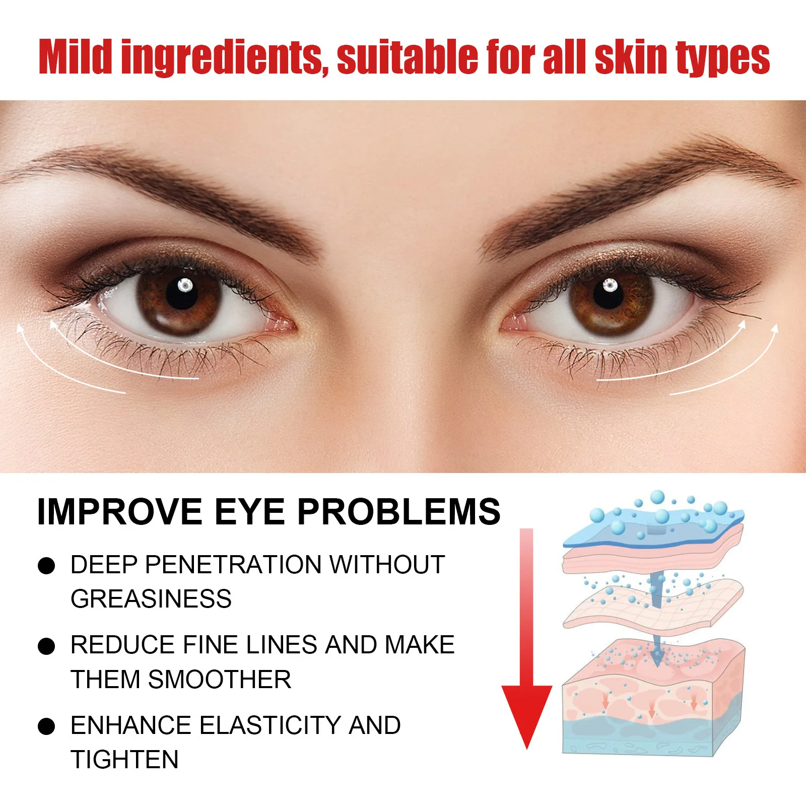 Retinol Firming Eye Cream Stick Dark Circles Corrector Fade Fine Lines Remove Eye Bags Puffiness Nourish Anti Wr-inkle Eye Stick