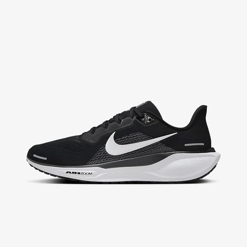 Nike Pegasus 41 Comfortable Sports Non slip Breathable Low cut Running Shoes for Men, Black