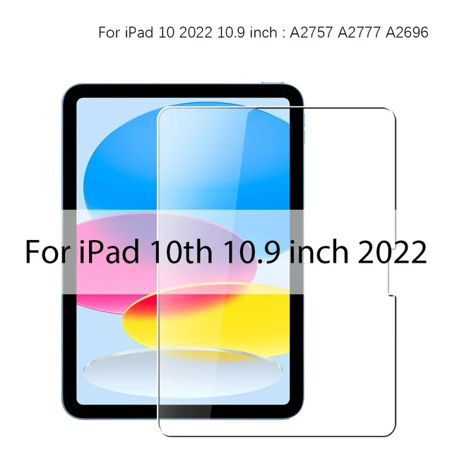 JAOUCAM 2PCS HD Für iPad 2025 A16 Gehärtetes Glas Screen Protector IPAD Air 11 zoll 2025(M3) IPAD Tablet anti Scratch Schutz Film 10